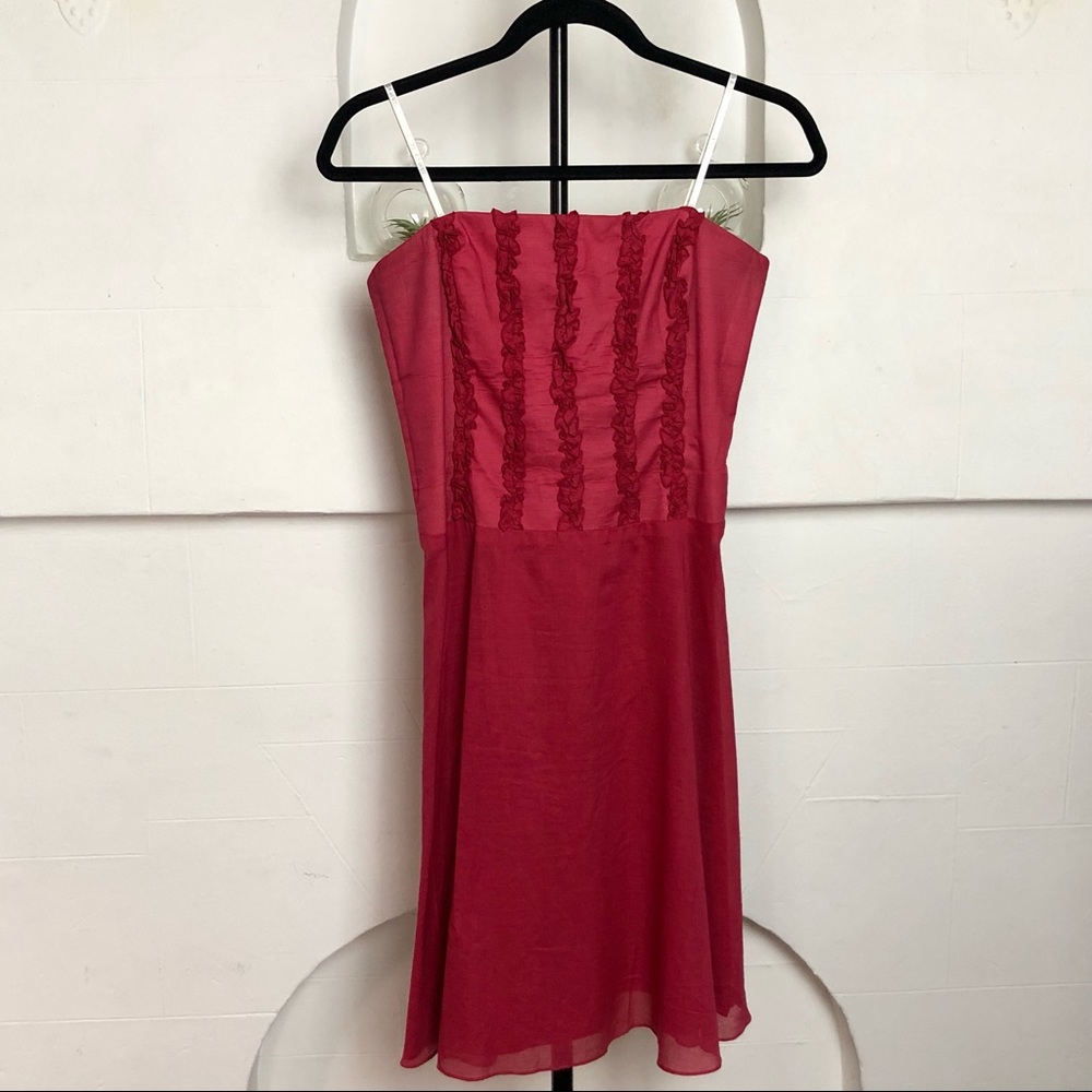 Strapless Red Laundry by Shelli Segal Dress